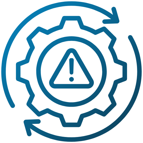 Risk Assessment and Cybersecurity Planning Icon - BrightFlow