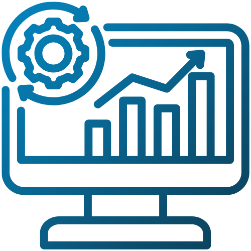 ERP and Shop Management Support Icon - BrightFlow