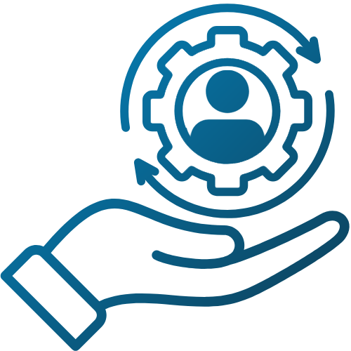 IT Support Services Gradient Icon - BrightFlow