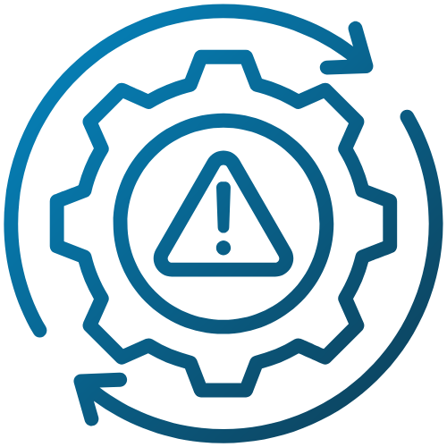 Risk Assessment and Cybersecurity Planning Icon - BrightFlow