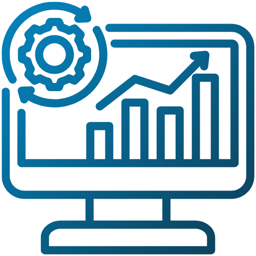 ERP and Shop Management Support Icon - BrightFlow